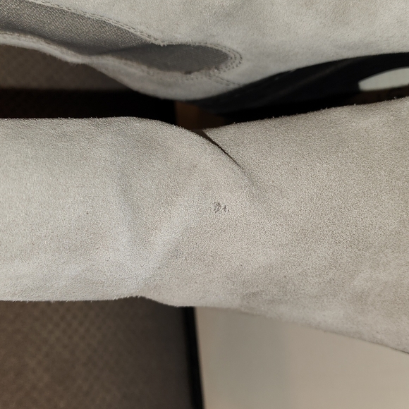 Marc Fisher light gray Pauline Lugsole Boots - Picture 3 of 9